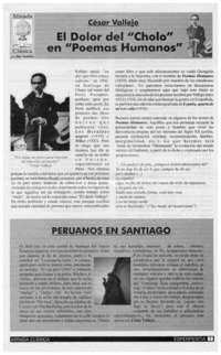 El dolor del "Cholo" en "Poemas humanos"