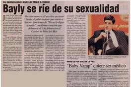 Bayly se ríe de su sexualidad