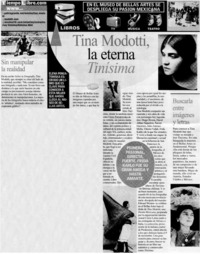 Tina Modotti, la eterna tinísima.