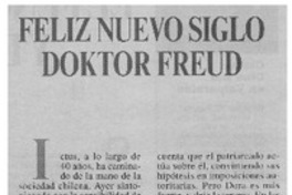 Feliz nuevo siglo Doktor Freud