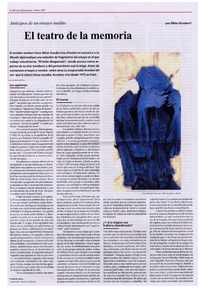 El teatro de la memoria