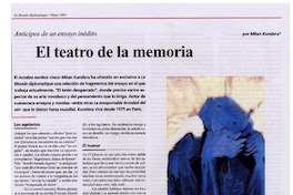 El teatro de la memoria