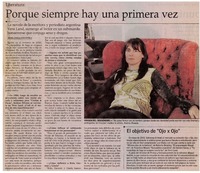 Porque siempre hay una primera vez