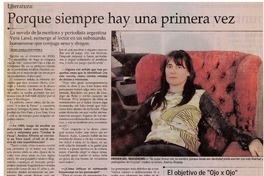 Porque siempre hay una primera vez