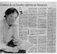 Crónica de un hombre enfermo de literatura