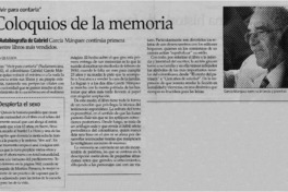 Coloquios de la memoria