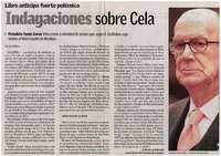 Indagaciones sobre Cela