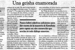 Una geisha enamorada