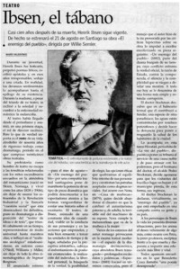 Ibsen, el tábano