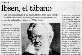 Ibsen, el tábano