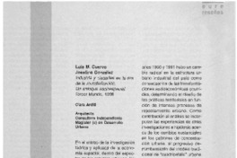 Industria y ciudades en la era de la mundialización. Un enfoque socioespacial
