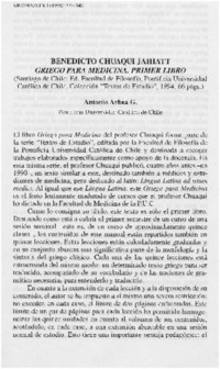 Griego para medicina. Primer libro