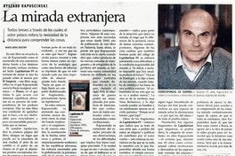 La mirada extranjera