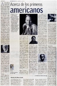 Acerca de los primeros americanos