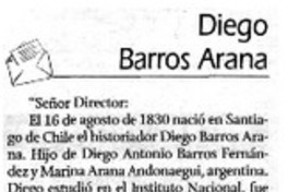 Diego Barros Arana