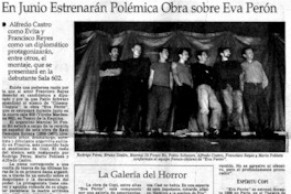 En junio estrenarán polémica obra sobre Eva Perón.
