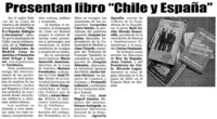 Presentan libro "Chile y España".