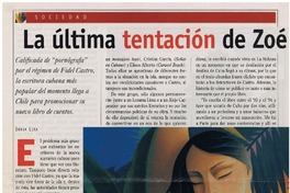 La última tentación de Zoé