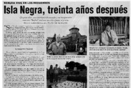 Neruda vive en los recuerdos, Isla Negra, treinta años después.