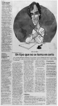 Un tipo que no se toma en serio