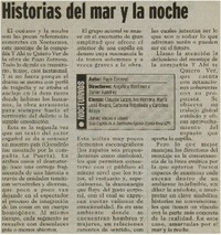 Historias del mar y la noche
