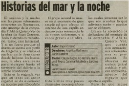Historias del mar y la noche
