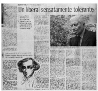 Un liberal sensatamente tolerante