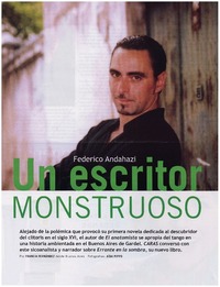 Un escritor monstruoso