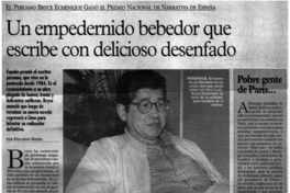 Un empedernido bebedor que escribe con delicioso desenfado