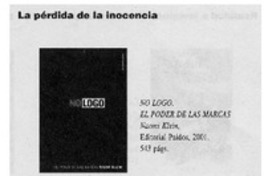 La pérdida de la inocencia