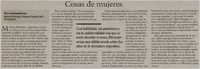 Cosas de mujeres