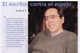 El escritor conta el espejo