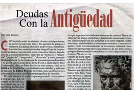 Deudas con la antigüedad