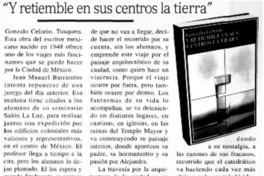 "Y retiemble en sus centros la tierra".