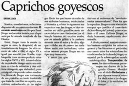 Caprichos goyescos