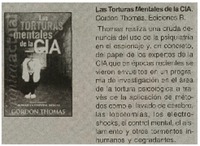 Las Torturas mentales de la CIA
