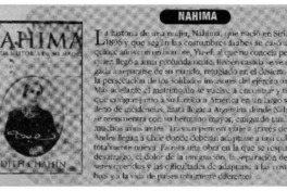 Nahima la larga historia de mi madre