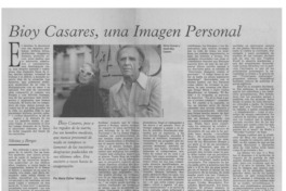 Bioy Casares, una imagen personal