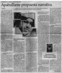 Apabullante propuesta narrativa