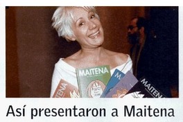 Así presentaron a Maitena