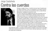 Jorge Castañeda, contra las cuerdas.