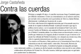 Jorge Castañeda, contra las cuerdas.