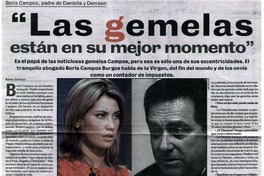 Las gemelas están en su mejor momento"