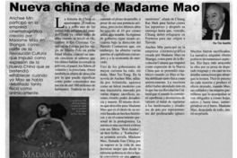 Nueva china de Madame Mao