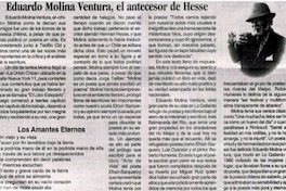 Eduardo Molina Ventura, el antecesor de Hesse