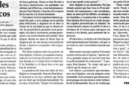 Los Ideales quijotescos