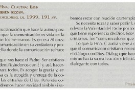 Los comunicadores también rezan