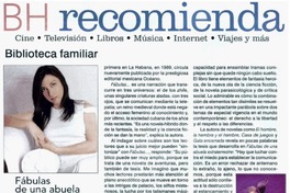 Fábulas de una abuela extraterrestre.