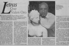 Letras que valen oro