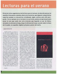 Lecturas para el verano